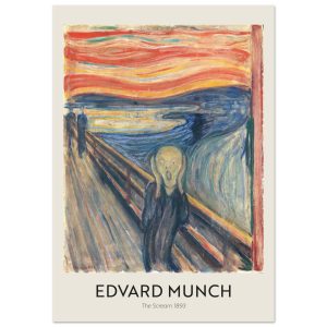 Artfulprints Edvard Munch – The Scream 1893 poster 70×100 cm Artfulprints Edvard Munch – The Scream 1893 poster 70×100 cm