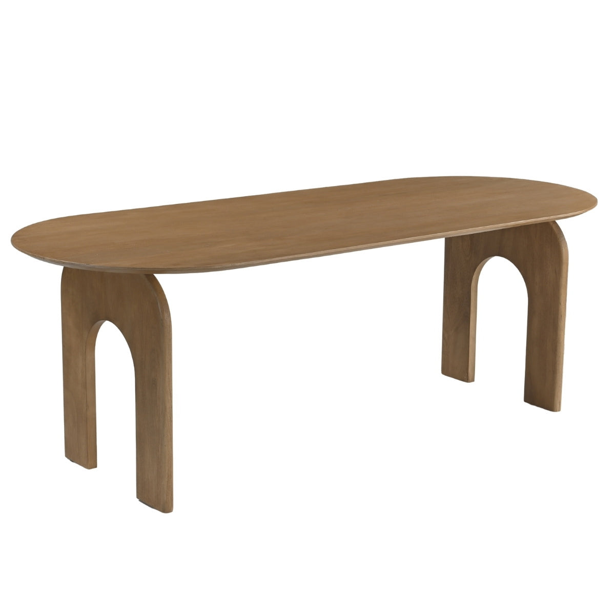 DÉJA Living Eettafel Vantaa - Ovaal Naturel Hout - 260x90x76cm