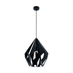 EGLO hanglamp Carlton 5 – e27 – ø 38,5 cm – zwart EGLO hanglamp Carlton 5 – e27 – ø 38,5 cm – zwart