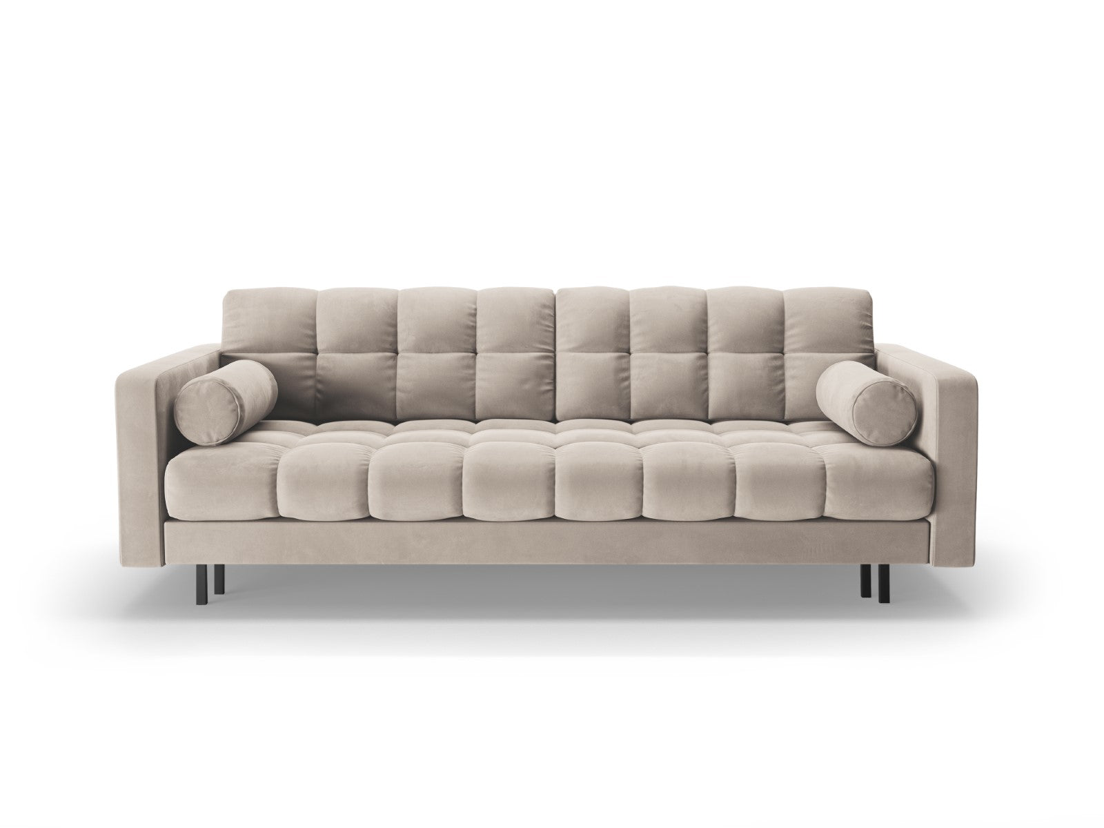 Cosmopolitan Design Slaapbank met opbergdoos Bali 3-zits, flueel donke