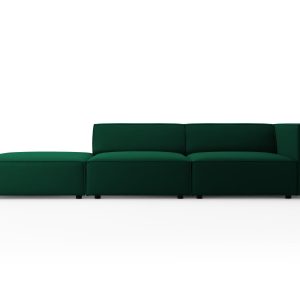 Cosmopolitan Design linker bank Arendal 4-zits, flueel, flessengroen – Cosmopolitan Design linker bank Arendal 4-zits, flueel, flessengroen –