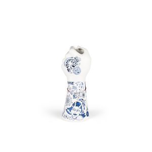 Bold Monkey Liberty Matters vaas blauw Bold Monkey Liberty Matters vaas blauw