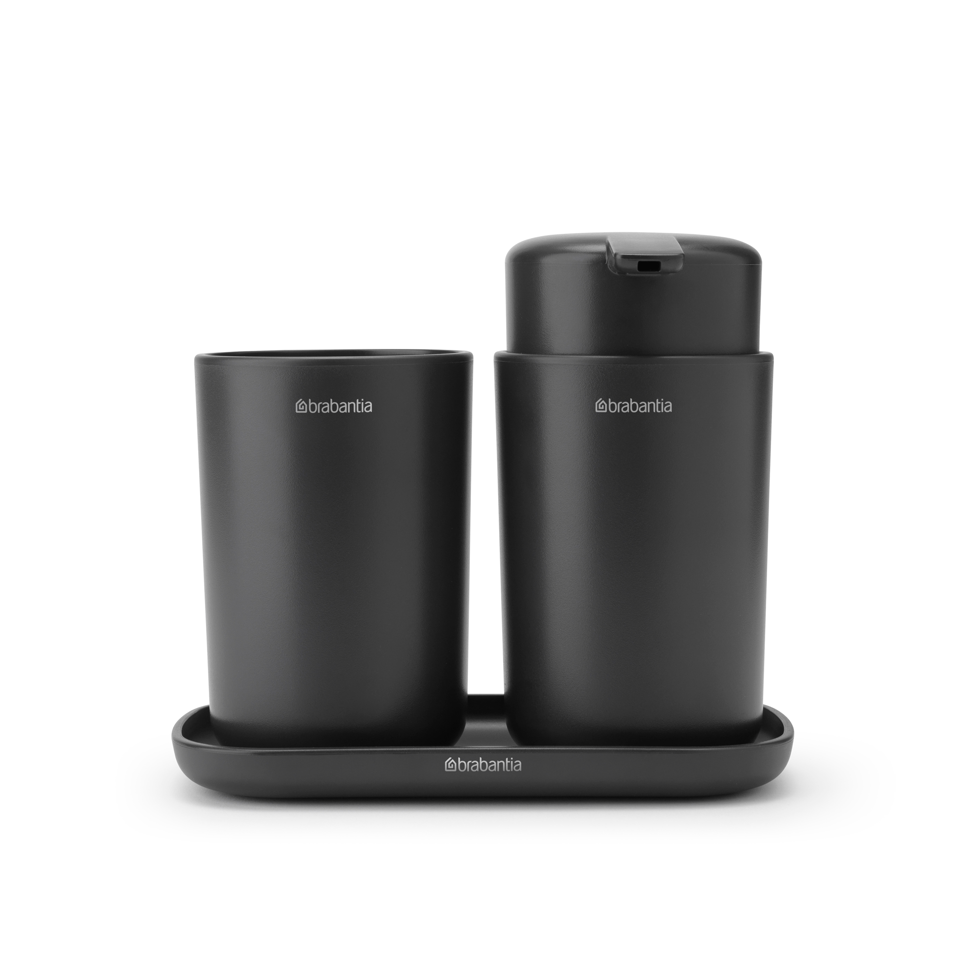 Brabantia ReNew Badkameraccessoire-set, zeepdispenser, tandenborstelho
