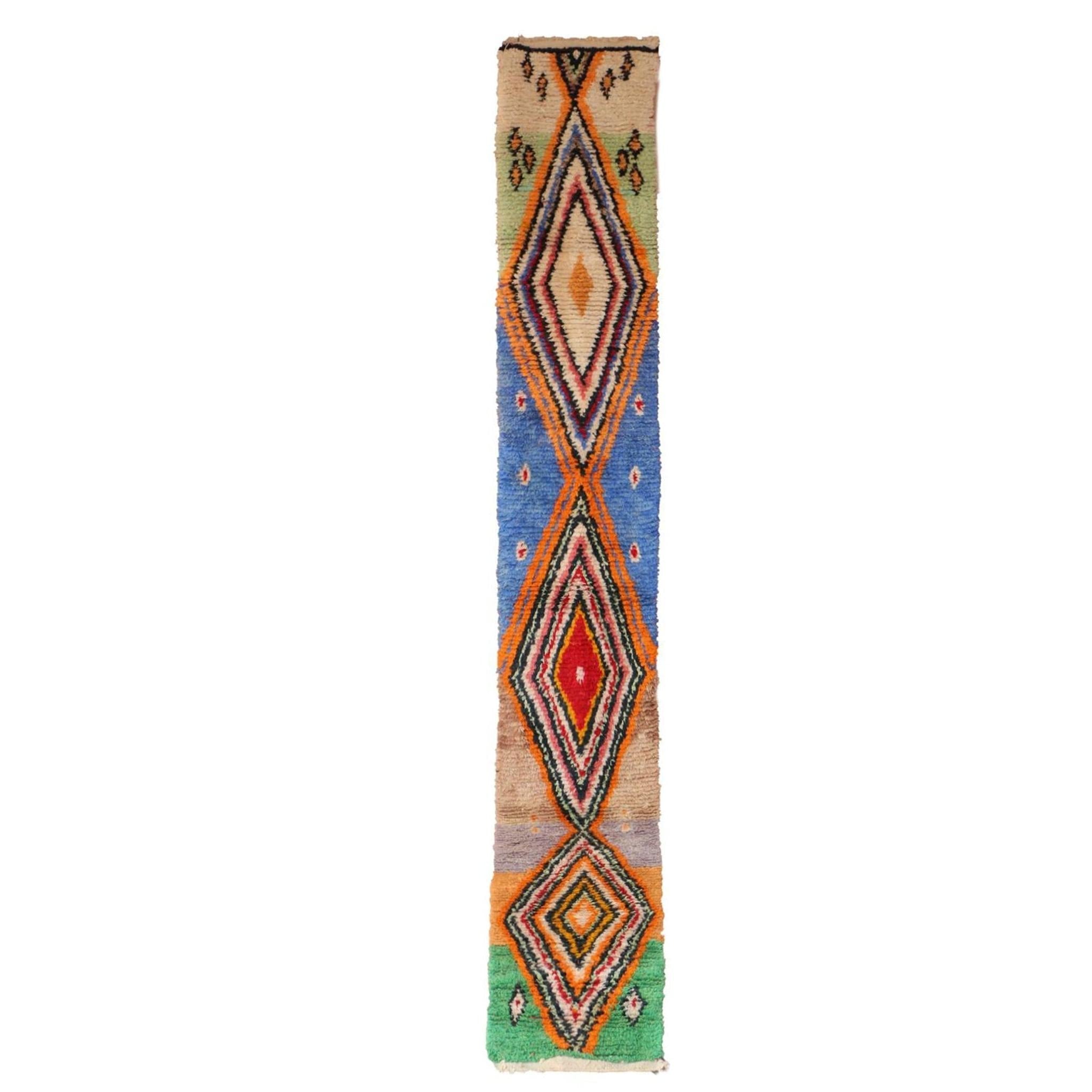 AFK Living vloerkleed Berber - handgemaakt - Wol - 68 x 498 cm
