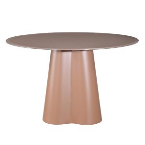 DÉJA Living Eettafel Esra – Rond Terra Glas/MDF – 120x120x76cm DÉJA Living Eettafel Esra – Rond Terra Glas/MDF – 120x120x76cm
