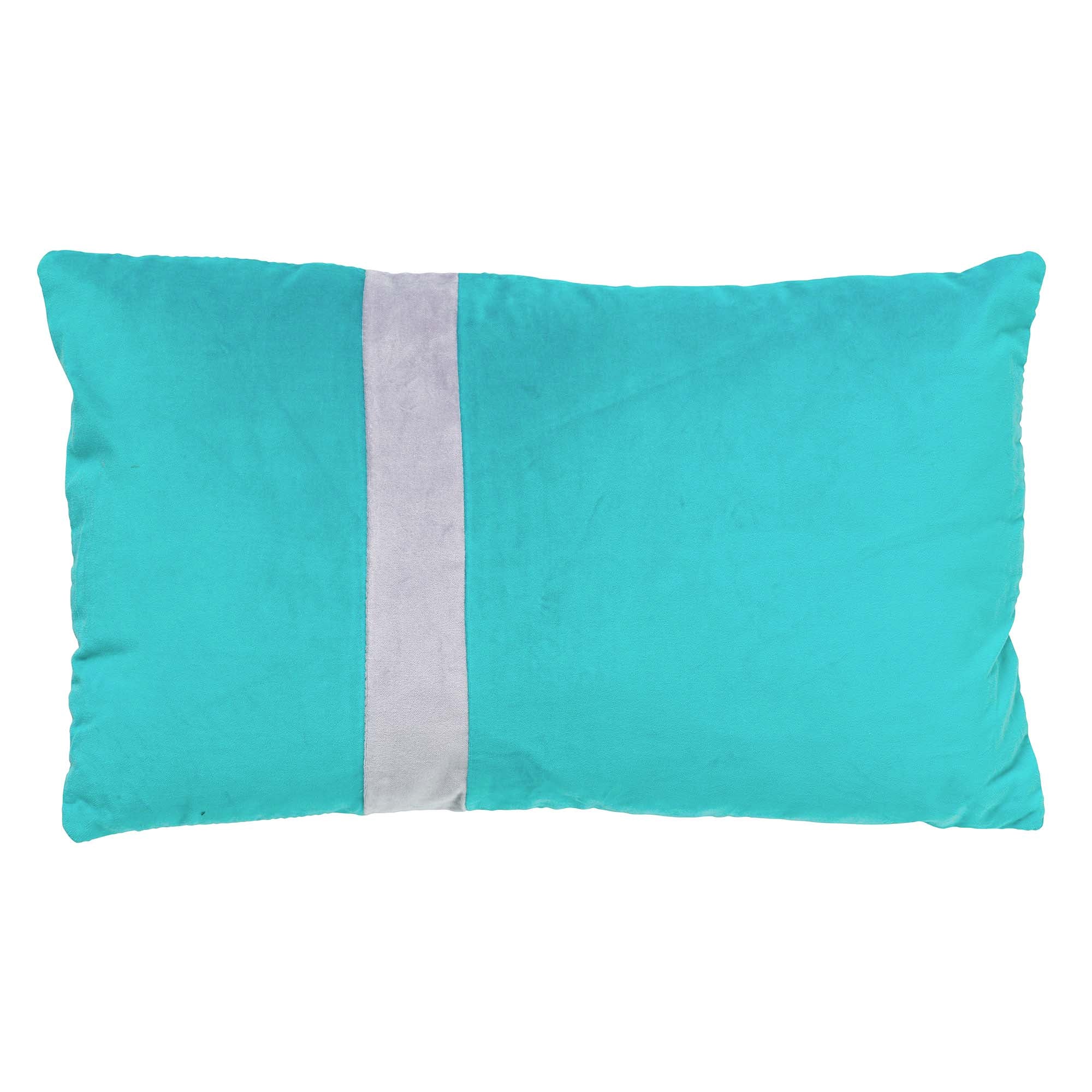 PIPPA - kussenhoes 30x50 cm - velvet - Aquarelle - blauw