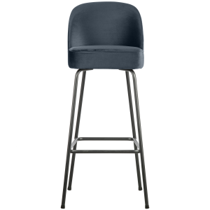 WOOOD barstoel Vogue – Velvet – Teal – 103x50x55 WOOOD barstoel Vogue – Velvet – Teal – 103x50x55