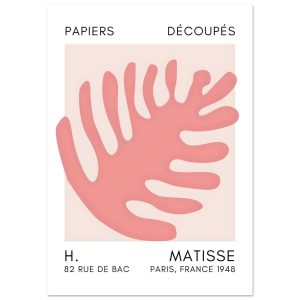Artfulprints Poster Matisse – Coral bloom taupe – A4 21×29.7 cm – Taup Artfulprints Poster Matisse – Coral bloom taupe – A4 21×29.7 cm – Taup