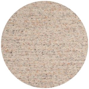 DÉJA Living Vloerkleed Bela – Rond Beige Mix Wol – Ø160cm DÉJA Living Vloerkleed Bela – Rond Beige Mix Wol – Ø160cm