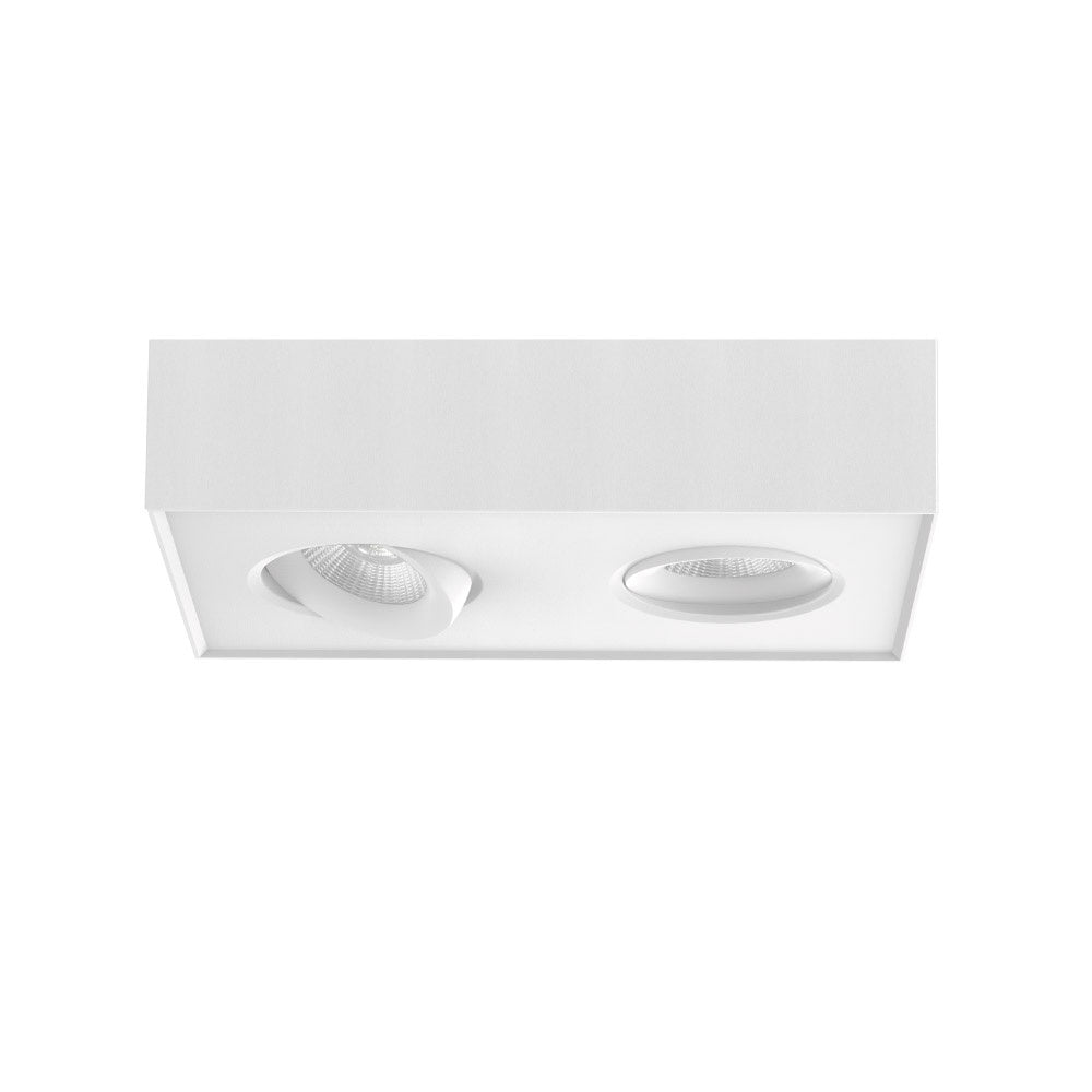 Artdelight spot Brooklyn - 2 lichts - 22.4 x 6 cm - wit