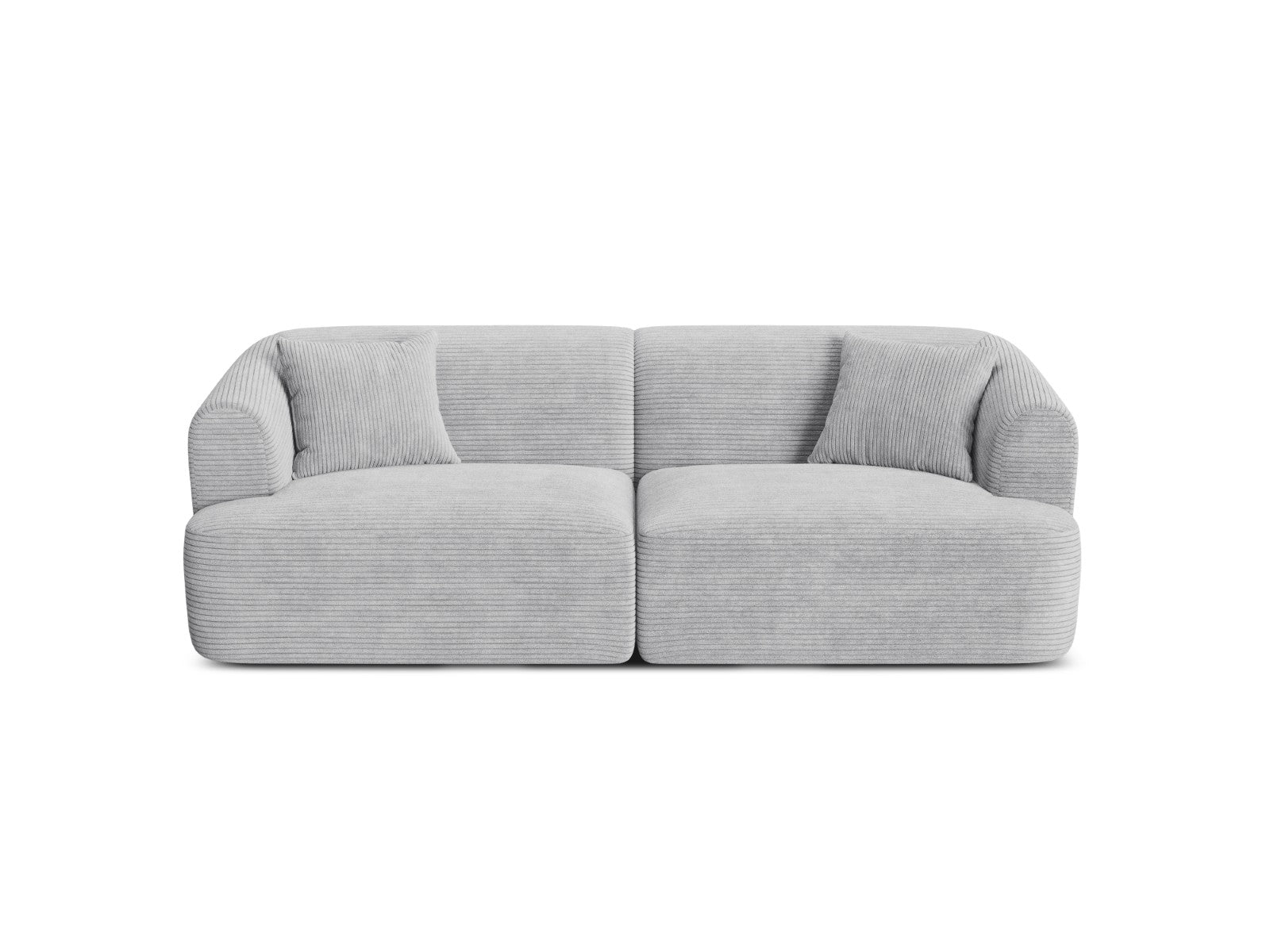 Cosmopolitan Design Modulaire bank Campi 3-zits, ribfluwelen geld - 90