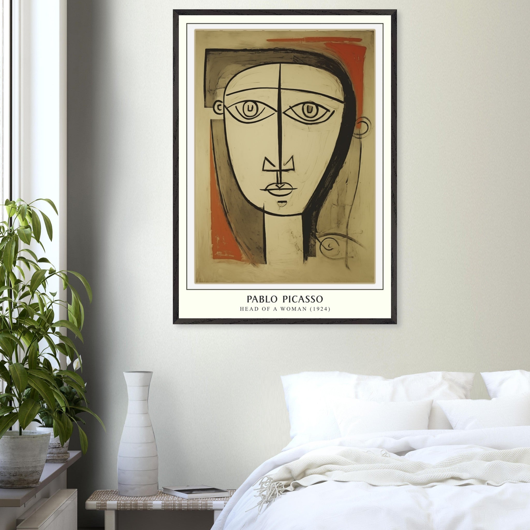 Artfulprints Poster Pablo Picasso - Head of a woman - 70x100 cm - Brui