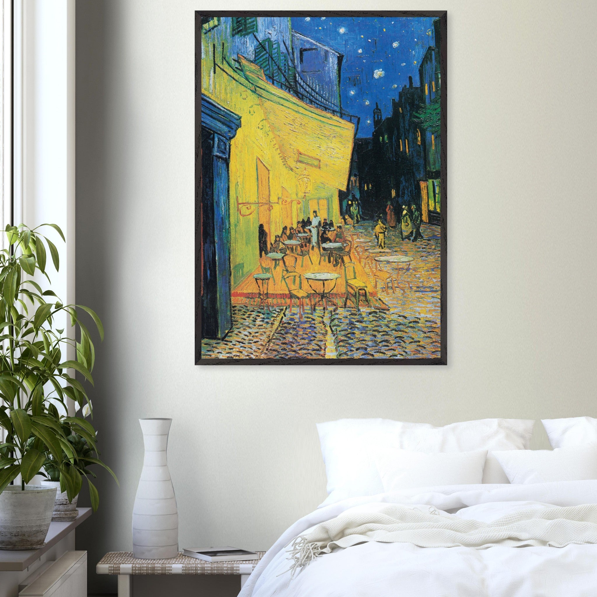 Artfulprints Poster Vincent van Gogh - Caféterras bij nacht - 70x100 c