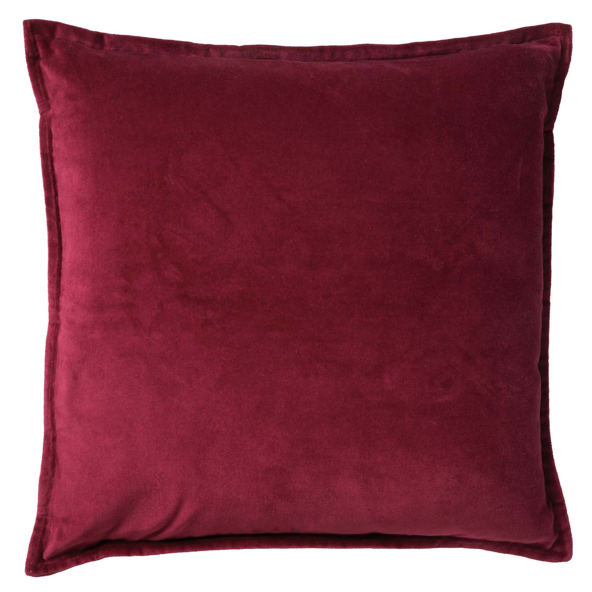 CAITH - Kussenhoes 50x50 cm - 100% katoen - velvet - lekker zacht - Re