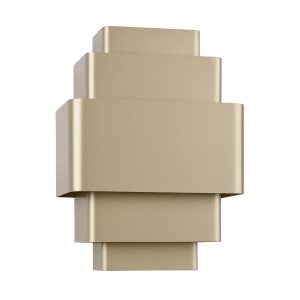Artdelight wandlamp Layers – 3 lichts – 12 x 28 cm – champagne Artdelight wandlamp Layers – 3 lichts – 12 x 28 cm – champagne