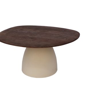 Brix salontafel Marron – beige – mangohout – 86cm Brix salontafel Marron – beige – mangohout – 86cm