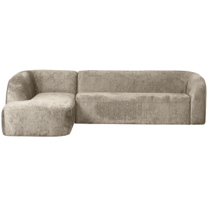 WOOOD hoekbank links Sloping – Velvet – Wheatfield -77x274x225/87 WOOOD hoekbank links Sloping – Velvet – Wheatfield -77x274x225/87