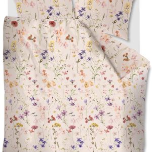 Ariadne at Home dekbedovertrek Flowerlove – 200×200/220 cm – zand Ariadne at Home dekbedovertrek Flowerlove – 200×200/220 cm – zand