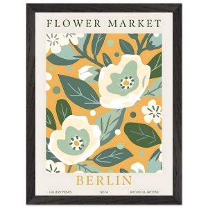 Artfulprints Poster met Lijst Flower market – Berlin I – 30×40 cm – Me Artfulprints Poster met Lijst Flower market – Berlin I – 30×40 cm – Me
