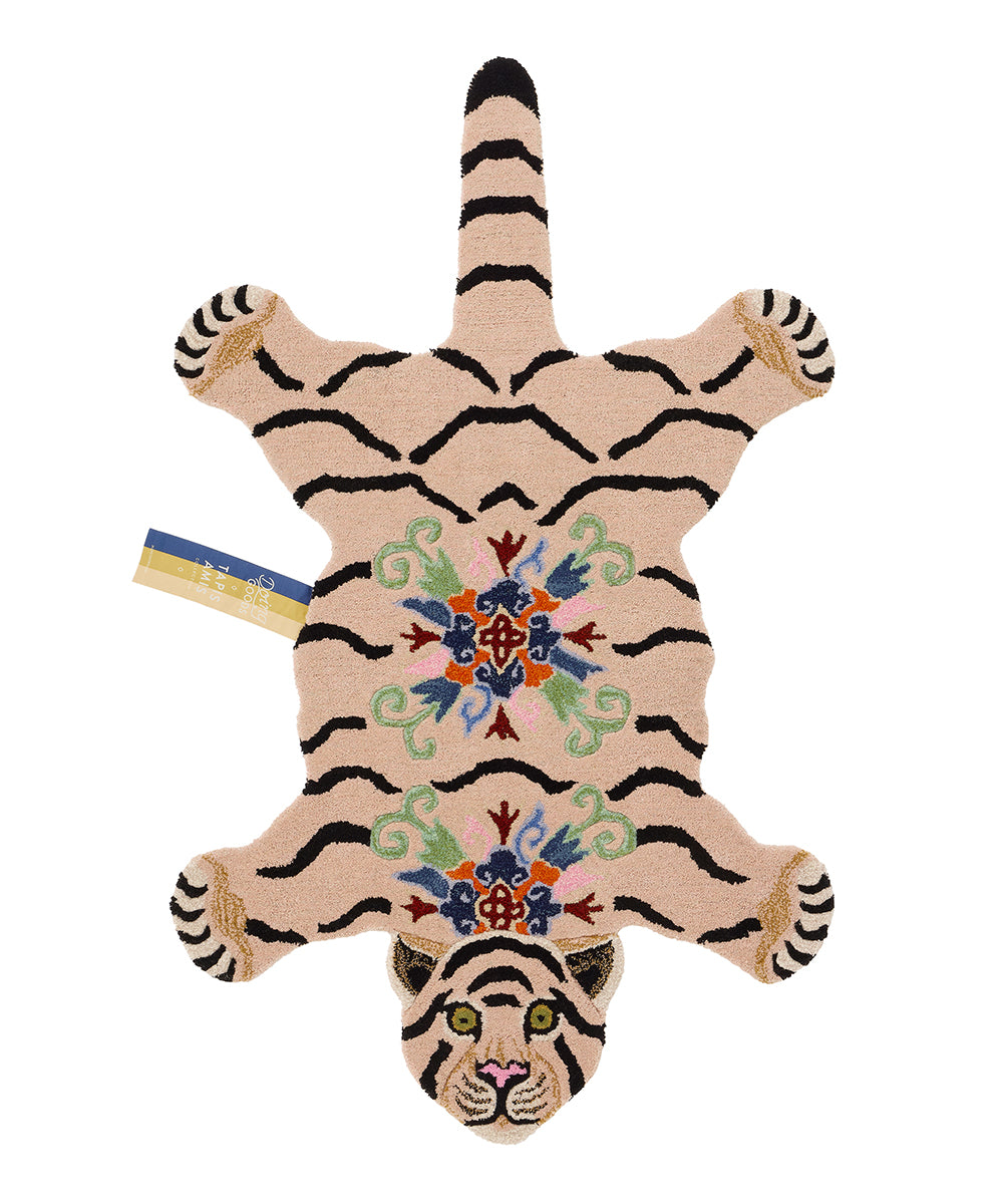 Doing Goods Mahee Majestic Tijger Vloerkleed - Groot 144 x 93 x 2 cm -