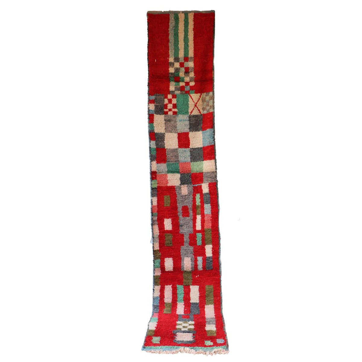 AFK Living vloerkleed Berber - handgemaakt - Wol - 76 x 408 cm