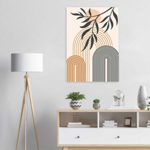 Artfulprints Poster Boho – Sunset arches – 70×100 cm – Meerkleurig Artfulprints Poster Boho – Sunset arches – 70×100 cm – Meerkleurig