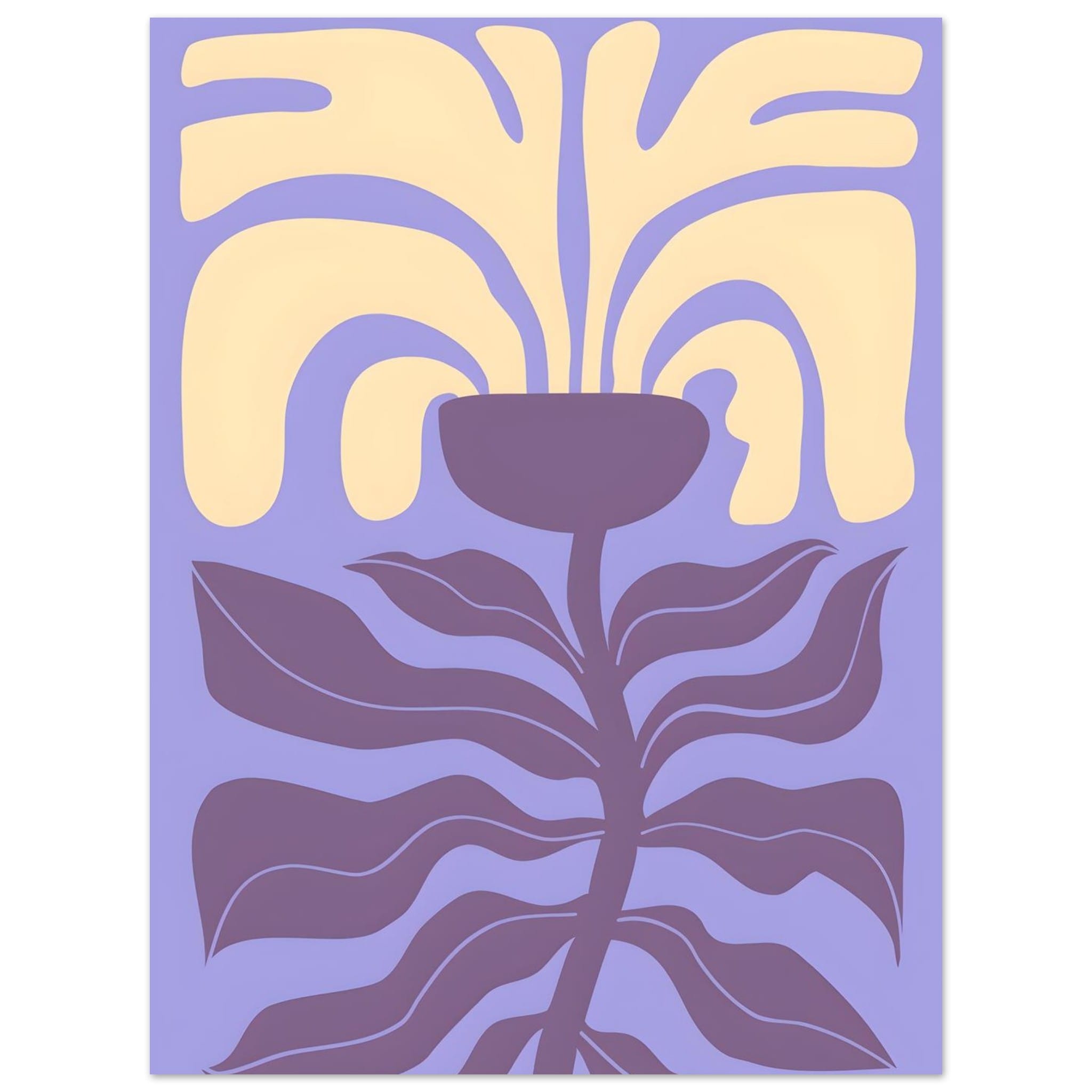 Artfulprints Poster Matisse – Poetic bloom I - 30x40 cm - Paars