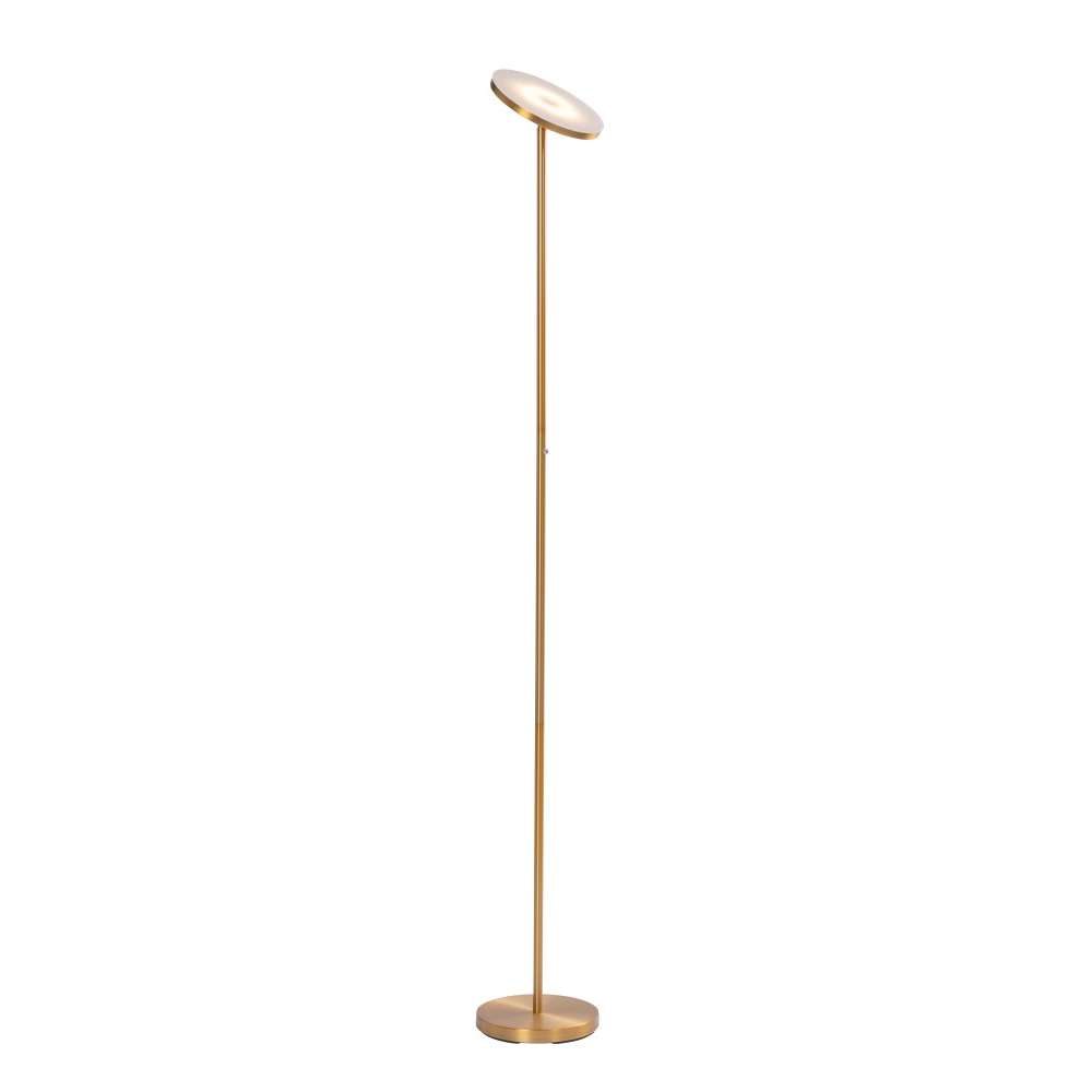 Artdelight vloerlamp Novara - 1 lichts - 24 x 180 cm - brons