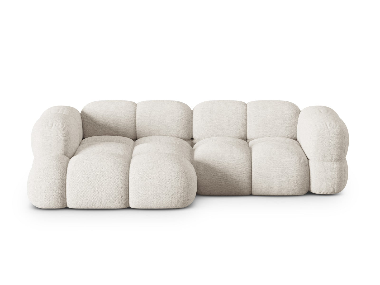 Cosmopolitan Design linker hoekbank Loretto 3-zits, structurele stof b