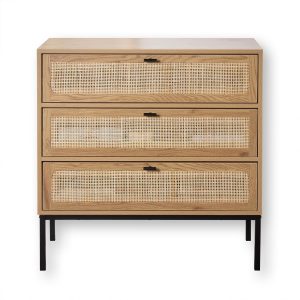 Calicosy – JAYA Ladekast Slaapkamer – Licht hout – 39x80x79 cm Calicosy – JAYA Ladekast Slaapkamer – Licht hout – 39x80x79 cm