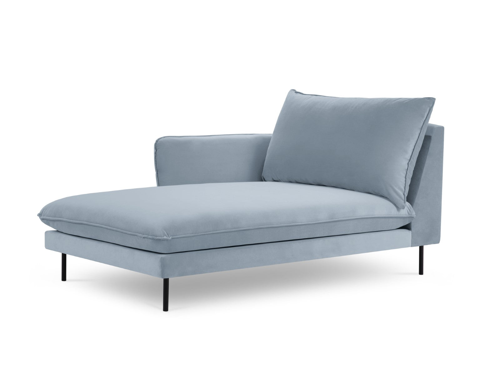 Cosmopolitan Design linker meridiaan Vienna flueel, lichtblauw - 170x1