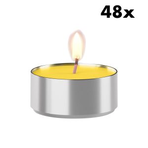 Bolsius maxi theelichten True Citronella – 48 stuks Bolsius maxi theelichten True Citronella – 48 stuks