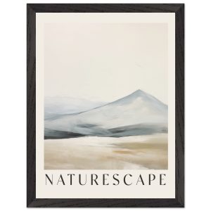 Artfulprints Poster met Lijst Abstract – Naturescape – 30×40 cm – Taup Artfulprints Poster met Lijst Abstract – Naturescape – 30×40 cm – Taup