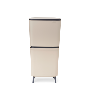 Brabantia SortUp Recycle Prullenbak Hi, 10+10+25 liter – Soft Beige