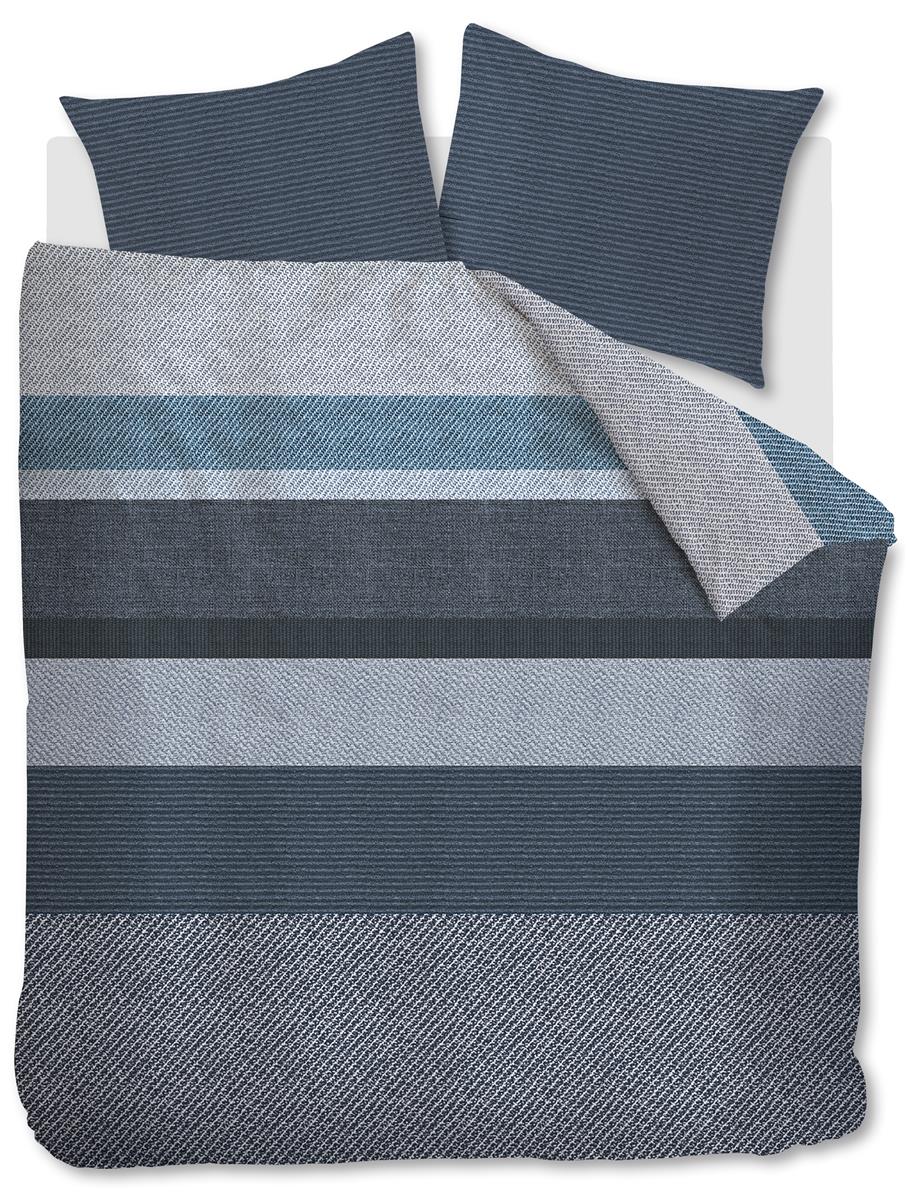 Beddinghouse Menno dekbedovertrek - Lits-Jumeaux - 240x200/220 cm - Bl
