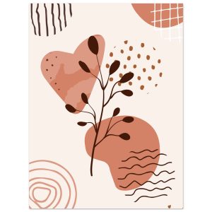 Artfulprints Poster Boho – Nature swirl – 30×40 cm – Bruin Artfulprints Poster Boho – Nature swirl – 30×40 cm – Bruin