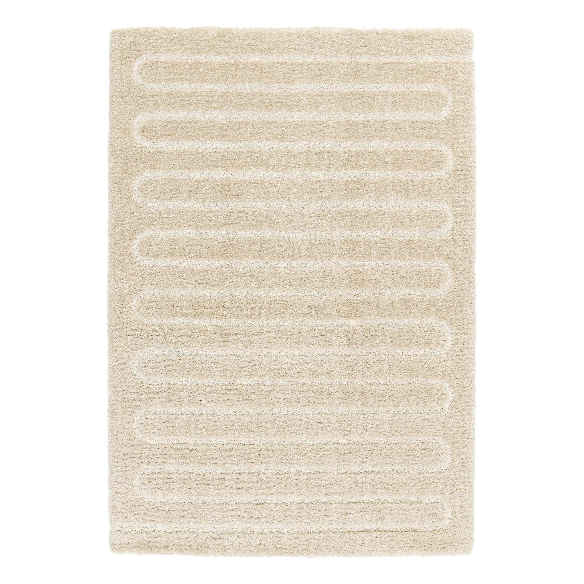 AFK Living vloerkleed Eolya - reliëfeffect - beige - 120 x 170 cm
