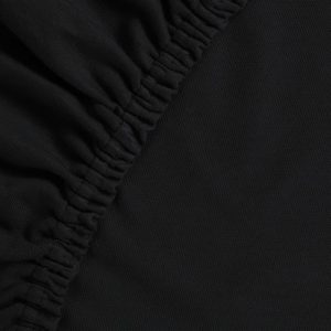 Ambiante topper hoeslaken AMBIANTE Jersey TD – 160×200/210 cm – zwart Ambiante topper hoeslaken AMBIANTE Jersey TD – 160×200/210 cm – zwart
