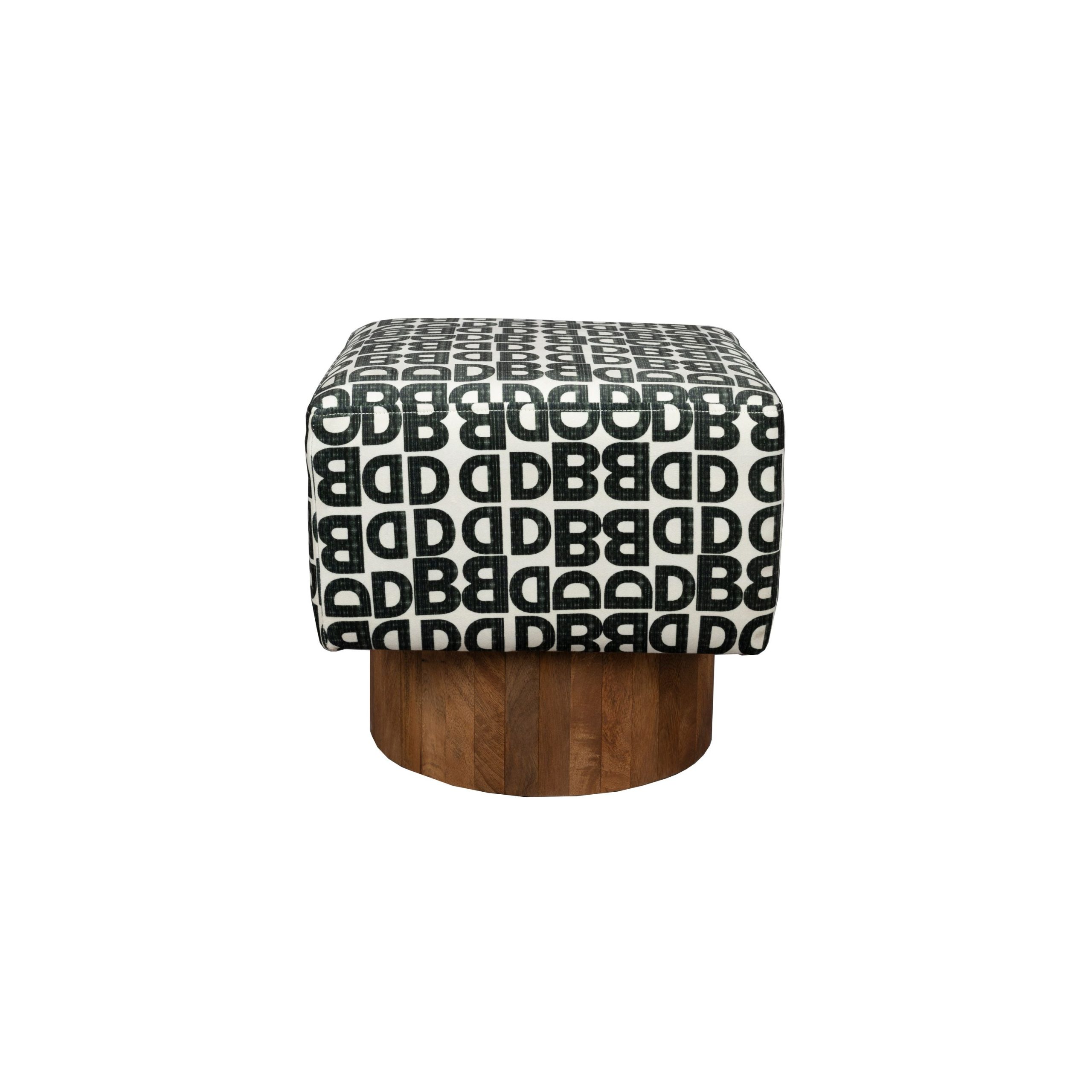 Dutchbone Monogram Kruk - Bruin