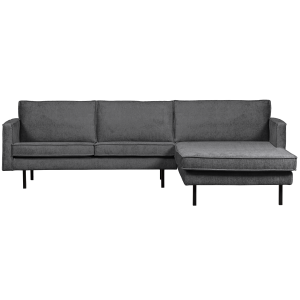 WOOOD chaise longue rechts Rodeo – Velvet – Mountain – 85x300x155 WOOOD chaise longue rechts Rodeo – Velvet – Mountain – 85x300x155