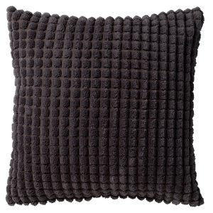ROME – sierkussen 45×45 cm – effen kleur – 3D-structuur – Charcoal Gra ROME – sierkussen 45×45 cm – effen kleur – 3D-structuur – Charcoal Gra
