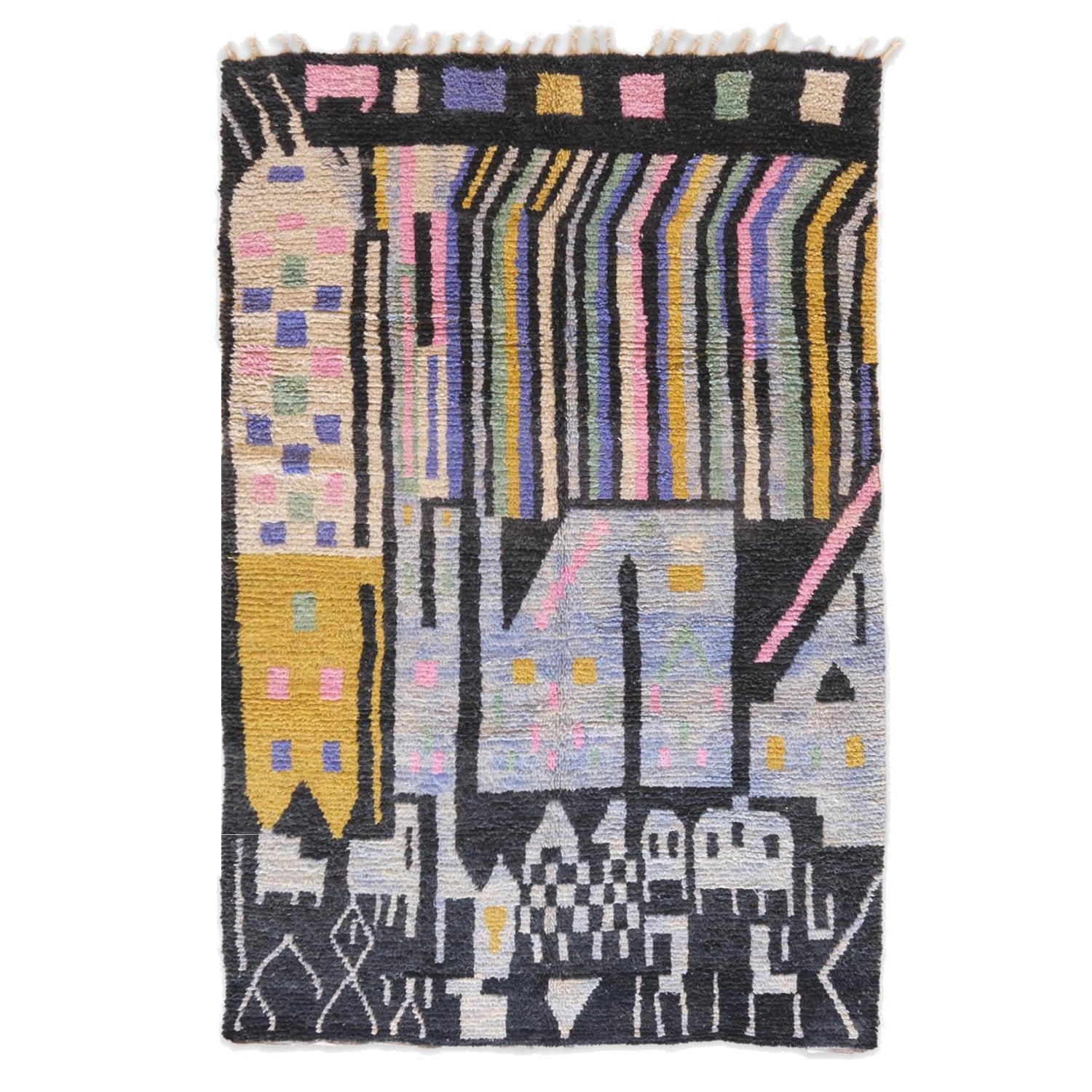 AFK Living vloerkleed Berber - handgemaakt - Wol - 202 x 307 cm