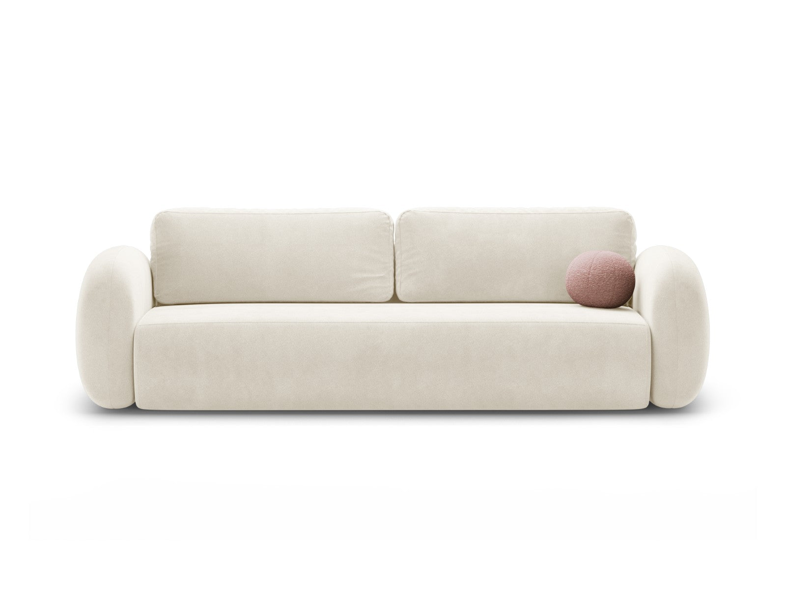 Cosmopolitan Design Slaapbank met opbergdoos Tonale 3-zits, flueel ivo
