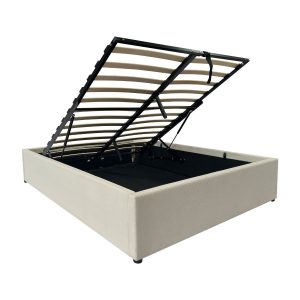 Calicosy – ROMY Opbergbed bekleed – Grijs – 152x204x36,5 cm Calicosy – ROMY Opbergbed bekleed – Grijs – 152x204x36,5 cm