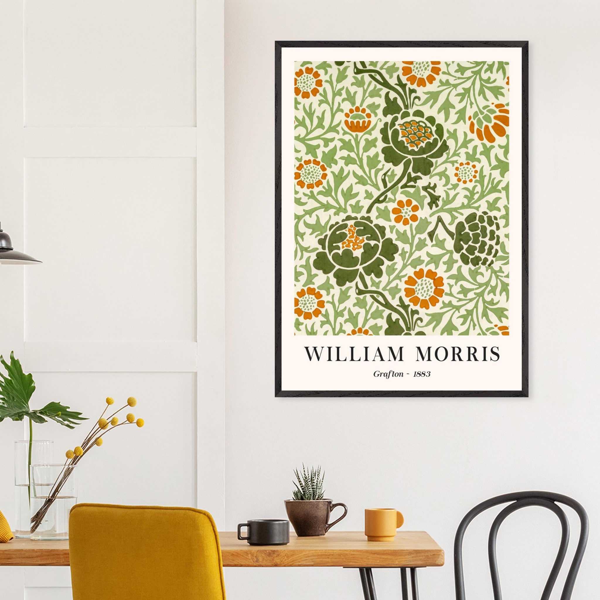 Artfulprints Poster William Morris - Grafton 1883 - 70x100 cm - Groen