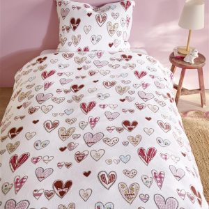 Beddinghouse Kids dekbedovertrek Sweethearts – 100×135 cm – multi Beddinghouse Kids dekbedovertrek Sweethearts – 100×135 cm – multi
