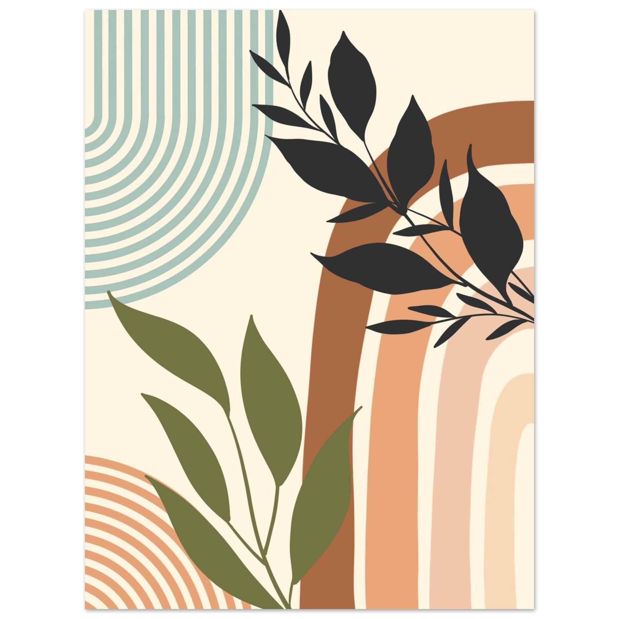Artfulprints Poster Boho – Natural tones - 30x40 cm - Meerkleurig