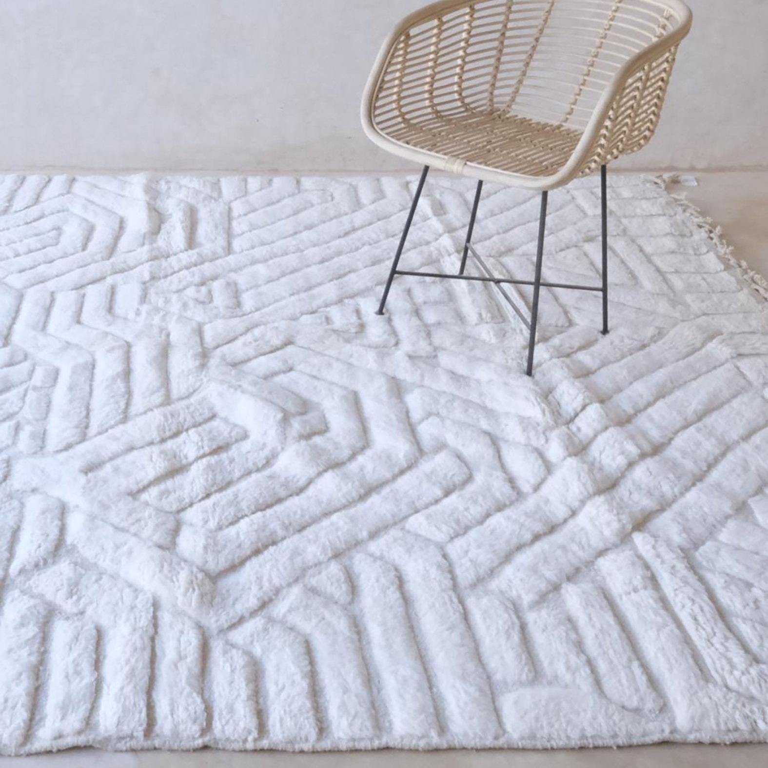 AFK Living vloerkleed Berber - handgemaakt - Wol - 241 x 301 cm