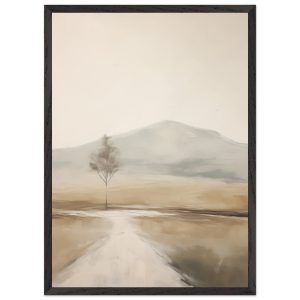Artfulprints Poster met Lijst Abstract – Tree path – 50×70 cm – Taupe Artfulprints Poster met Lijst Abstract – Tree path – 50×70 cm – Taupe