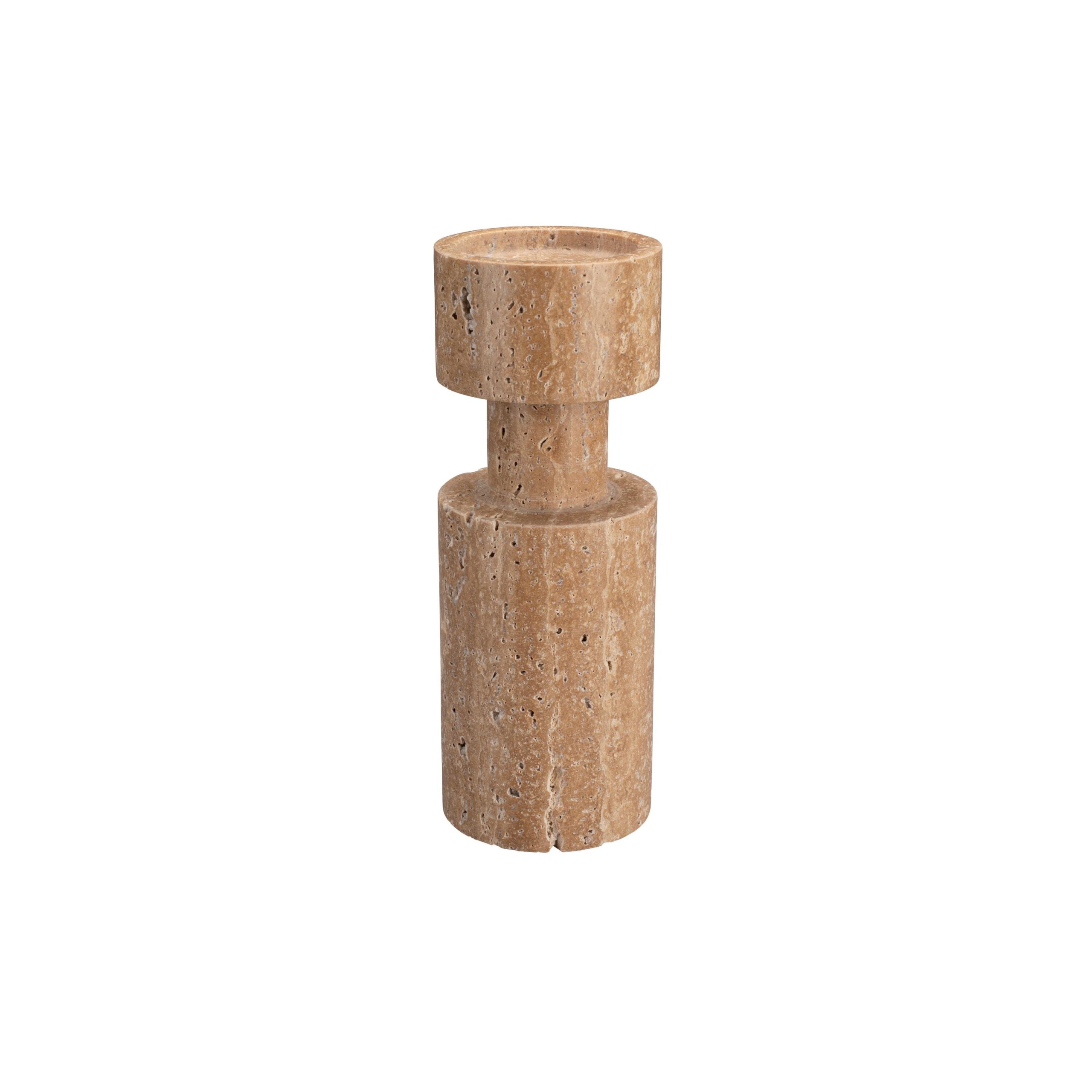 Dutchbone Paros Kandelaar Travetin - Beige